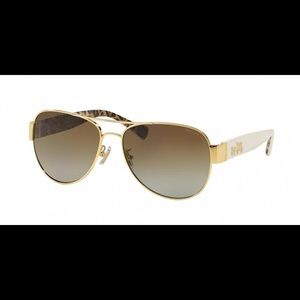 Polarized COACH sunglasses